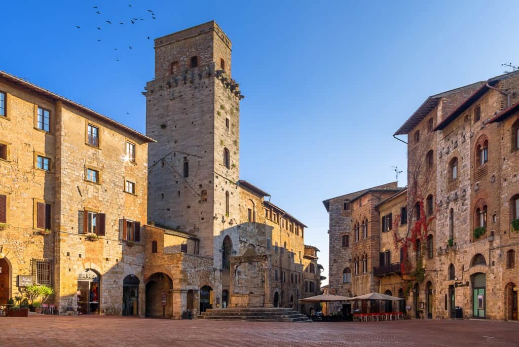 San Gimignano, Chianti et Montalcino