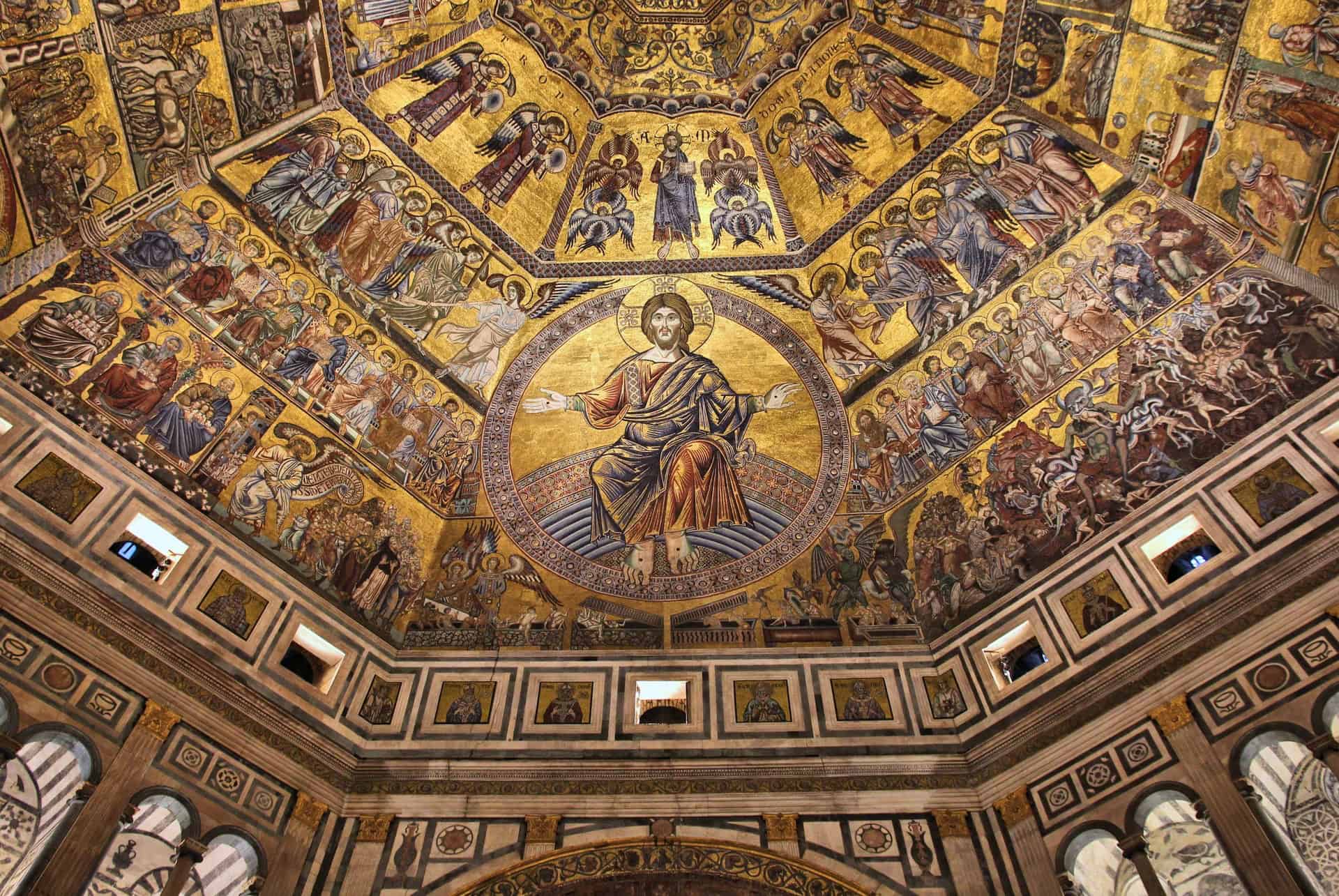 visiter florence en 3 jours baptistere interieur