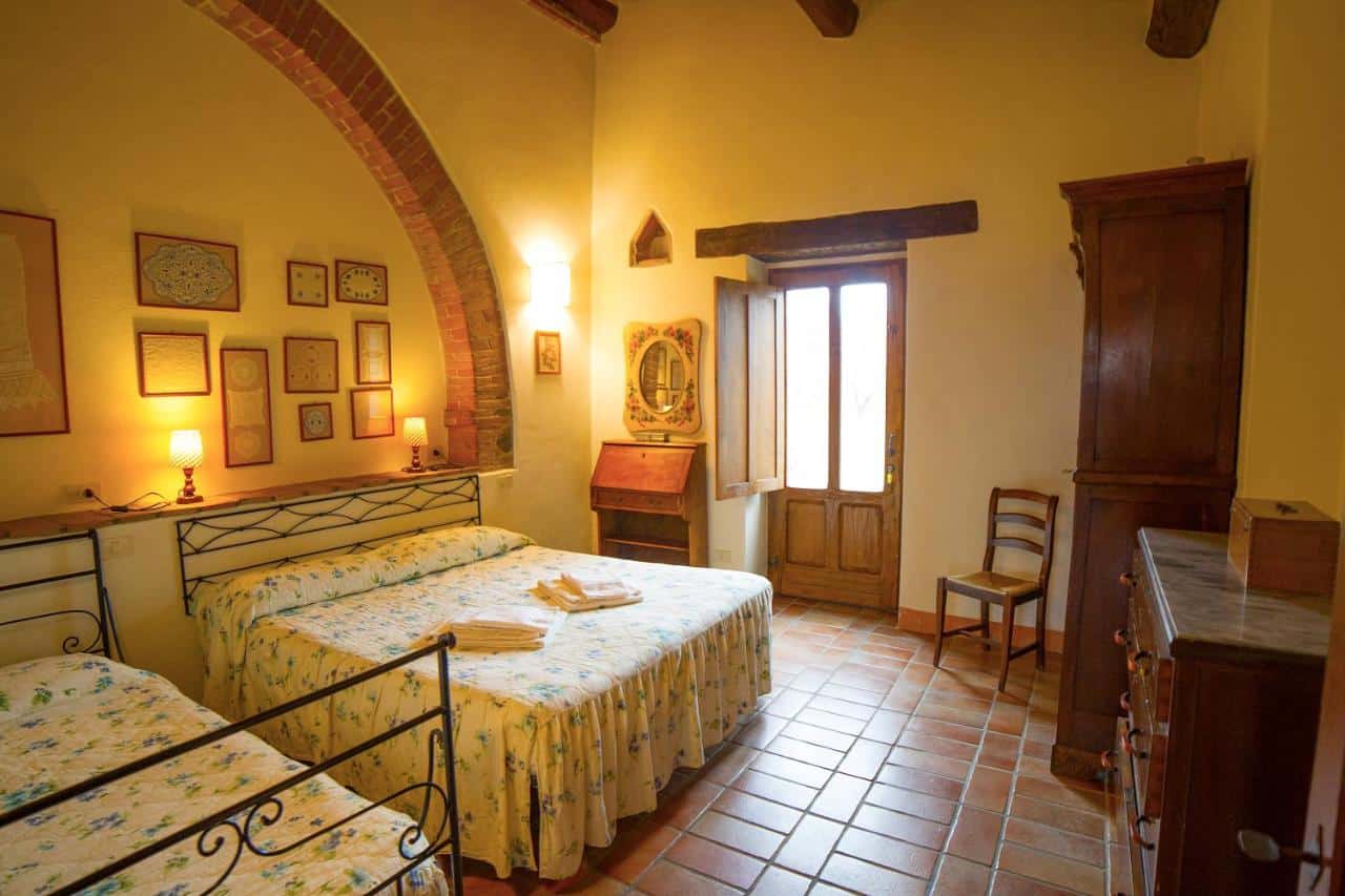 dormir dans le Val d’Orcia podere pietreta val orcia