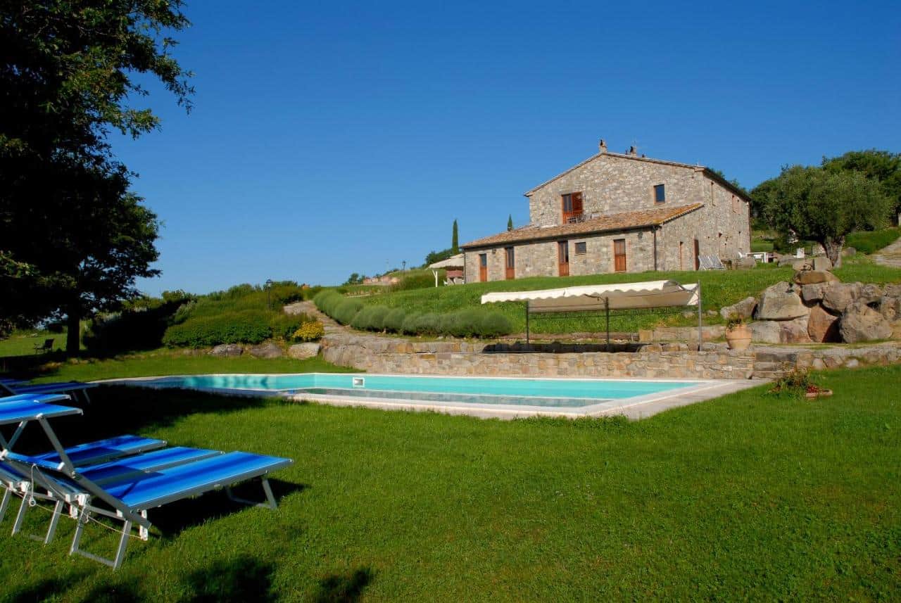 dormir dans le Val d’Orcia podere pietreta