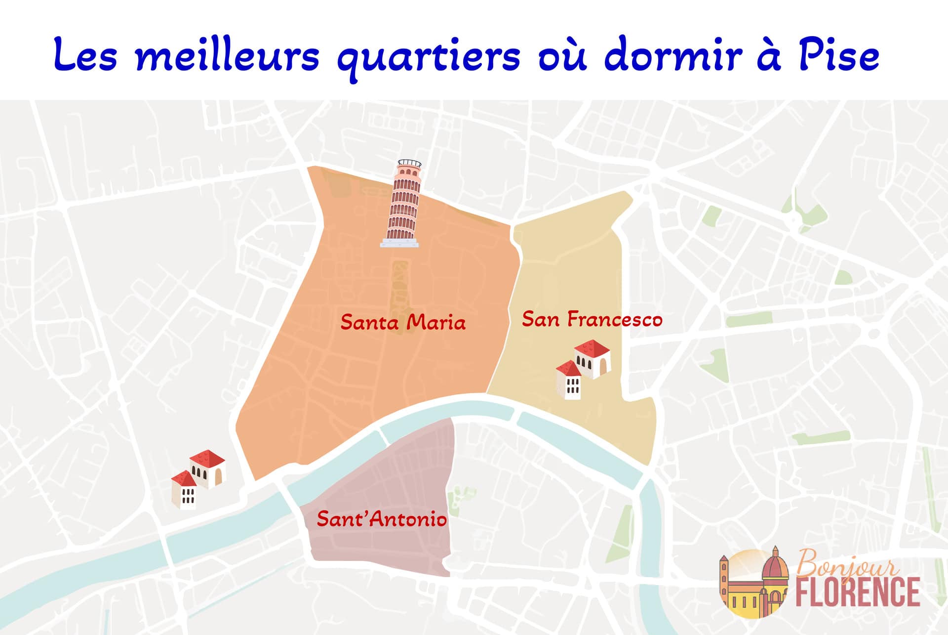 map ou dormir a pise