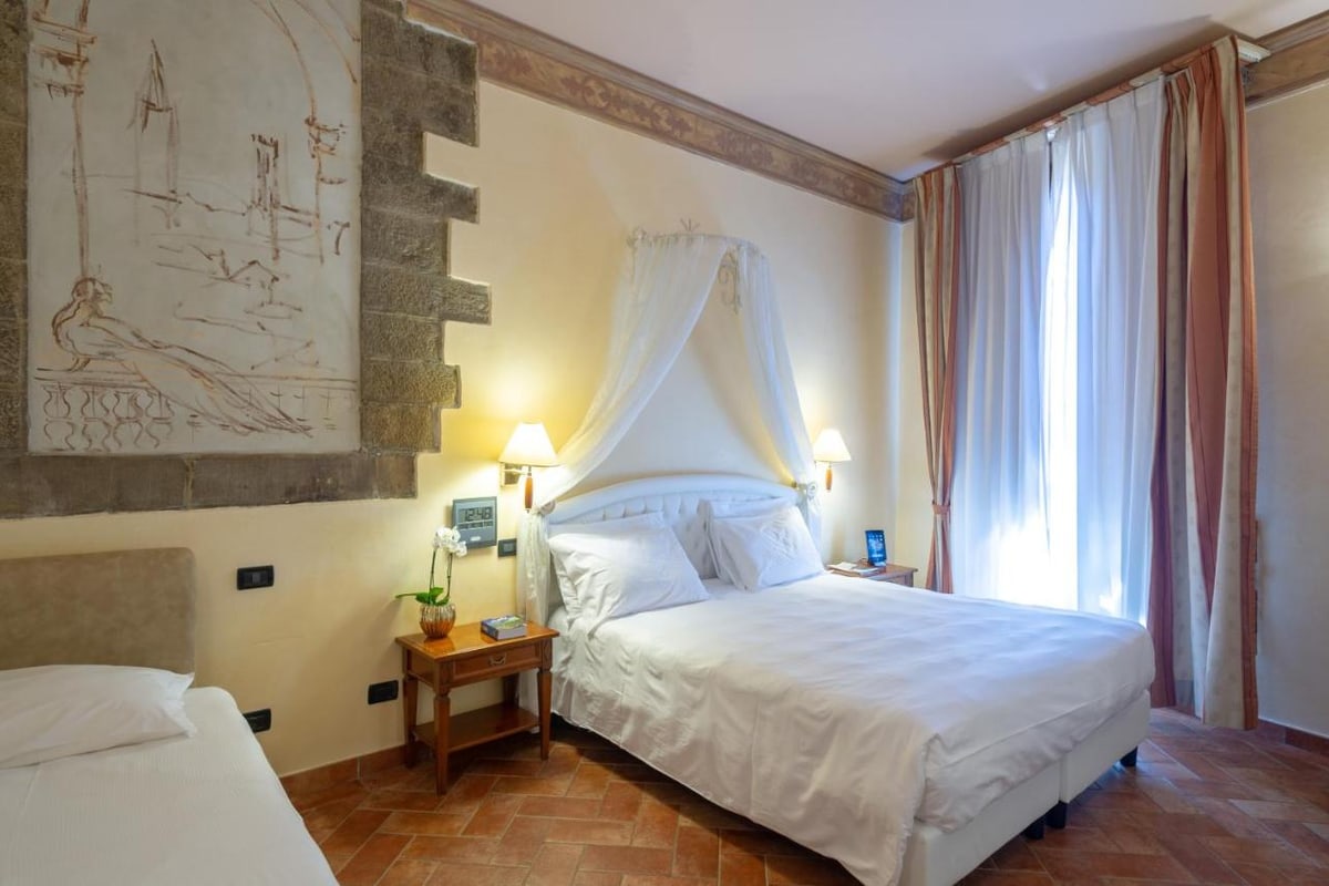 Chambre de l'Hotel Davanzati à Florence