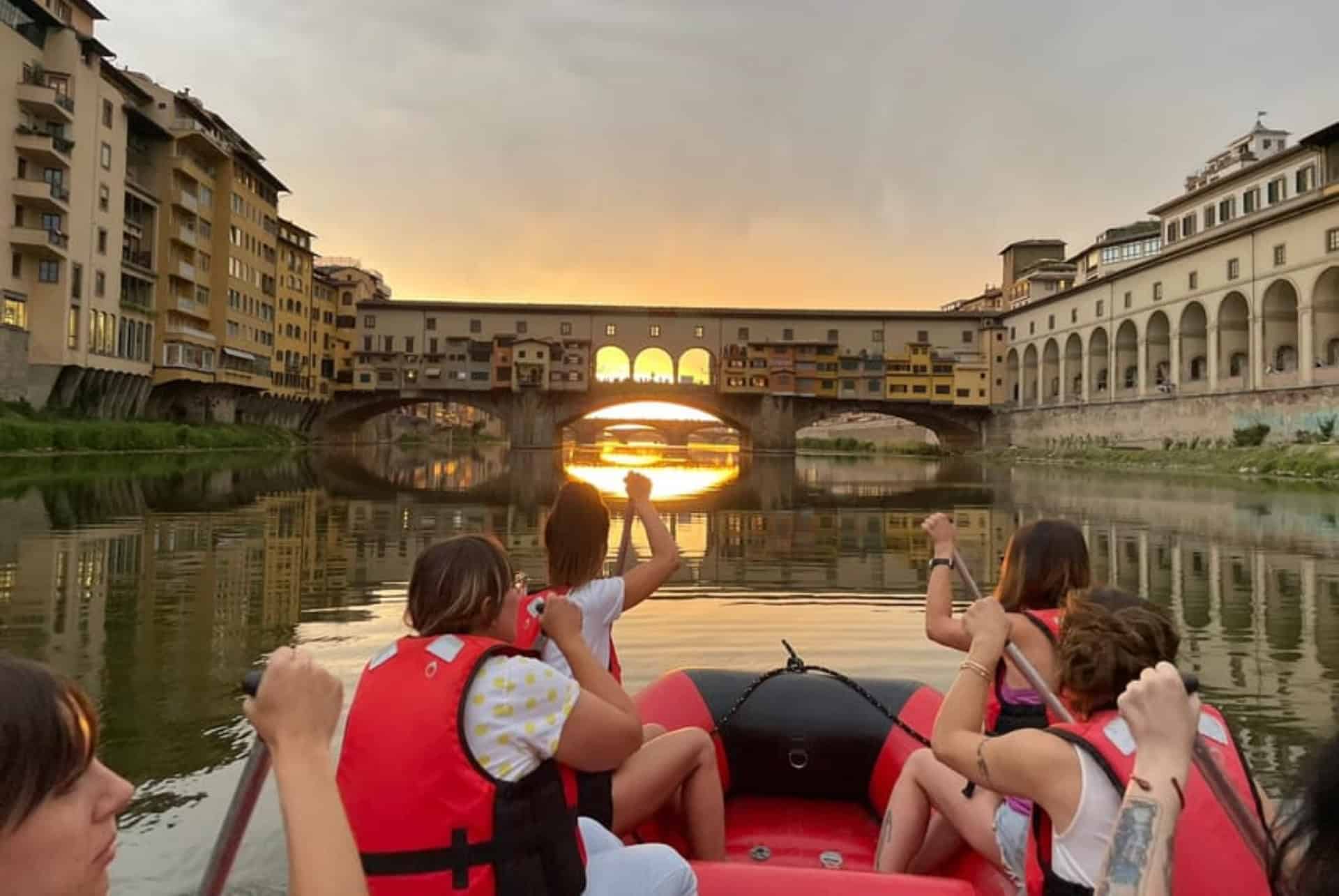 rafting fleuve arno florence