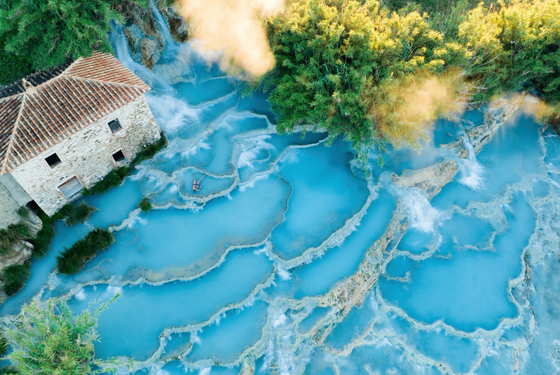 cascate del mulino saturnia