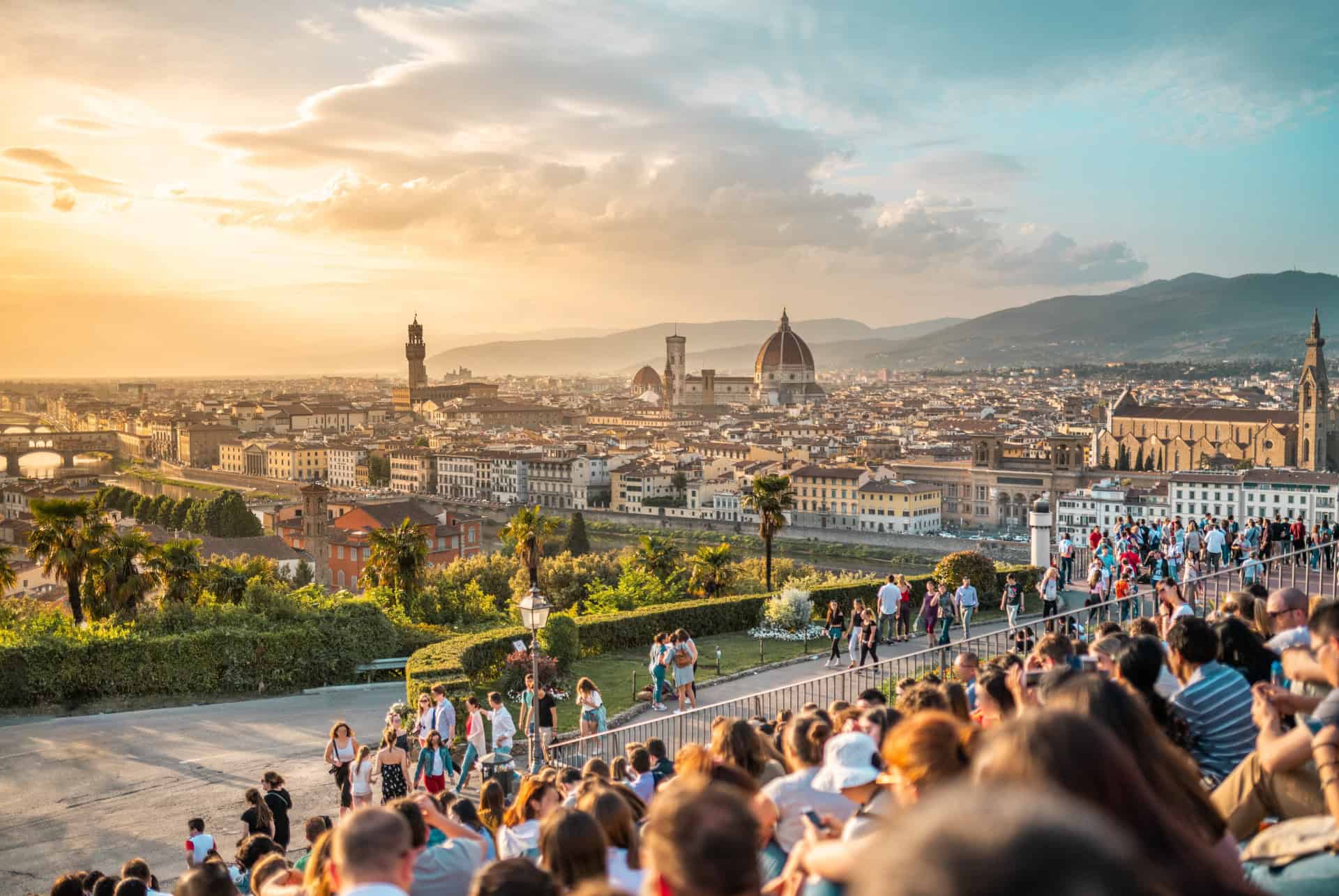 coucher de soleil a florence coucher de soleil a florence