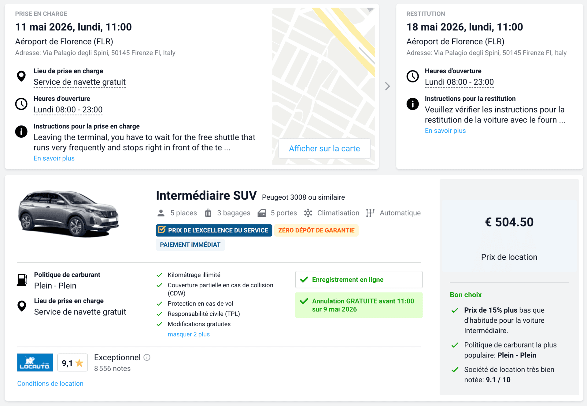 location voiture florence discover cars