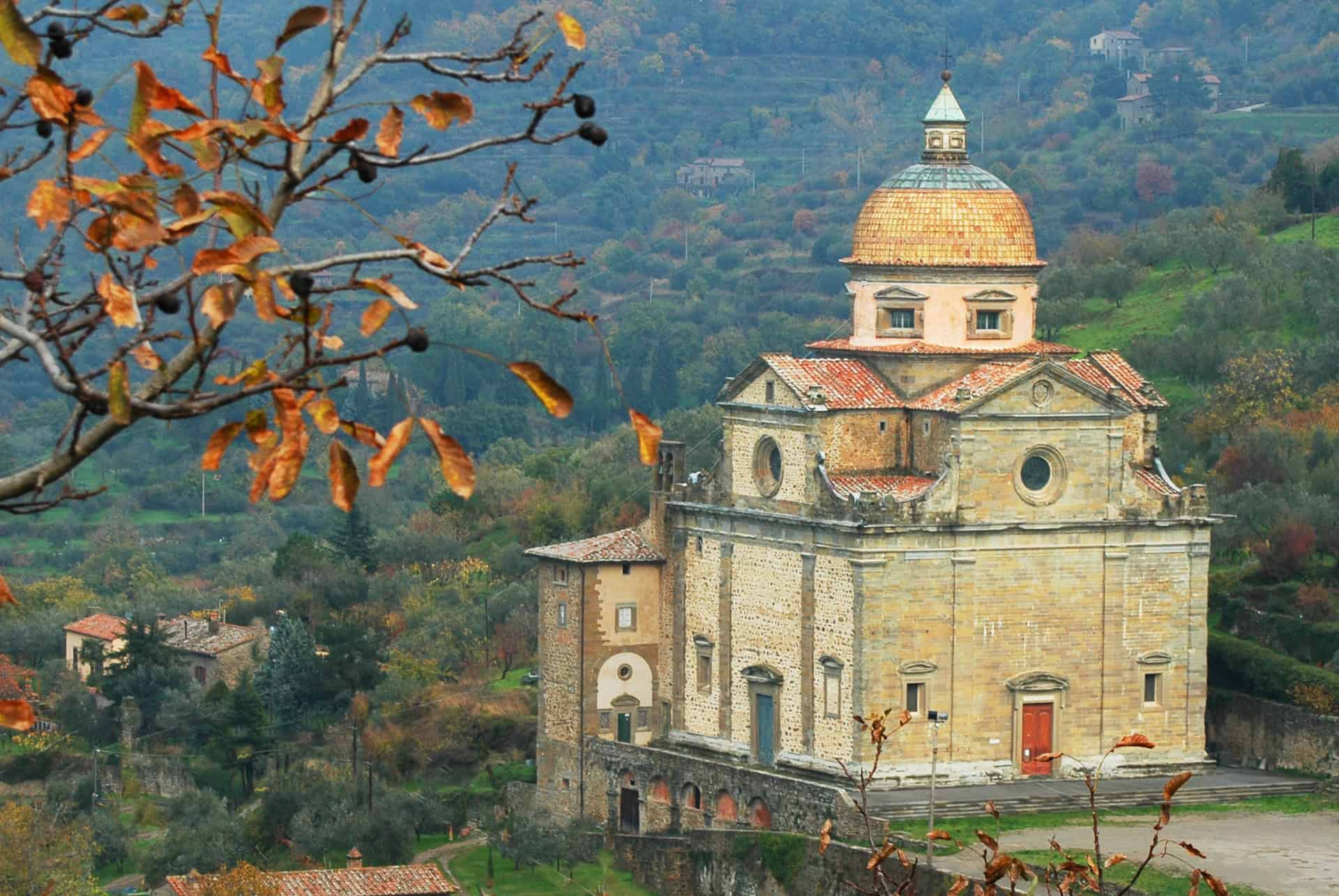 visiter cortone sanctuaire de santa maria delle grazie al calcinaio