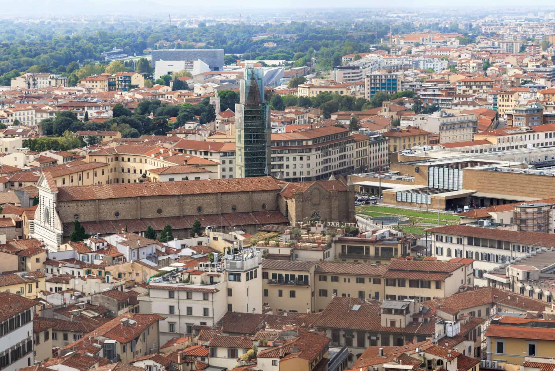 vue aerienne quartier santa maria novella
